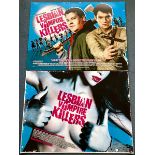 LESBIAN VAMPIRE KILLERS (2009) - Lot x 2 - UK Quad