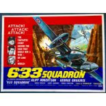 633 SQUADRON (1964) - British UK Quad film poster