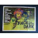 FACES IN THE DARK (1960) - UK Quad Film Poster (30
