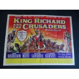 KING RICHARD AND THE CRUSADERS (1954) - UK Quad Fi