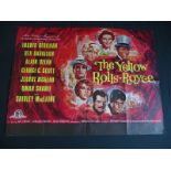THE YELLOW ROLLS ROYCE (1964) - UK Quad Film Poste