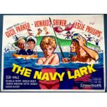 THE NAVY LARK (1959) - UK Quad - 30" x 40" (76 x 1