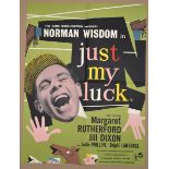 JUST MY LUCK (1957) - MOVIE LIFT BILL (22" x16.5”