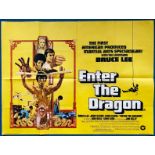 ENTER THE DRAGON (1973) UK Quad - 30" x 40" (76 x