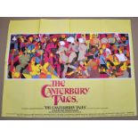 THE CANTERBURY TALES (1972) - UK Quad Film Poster