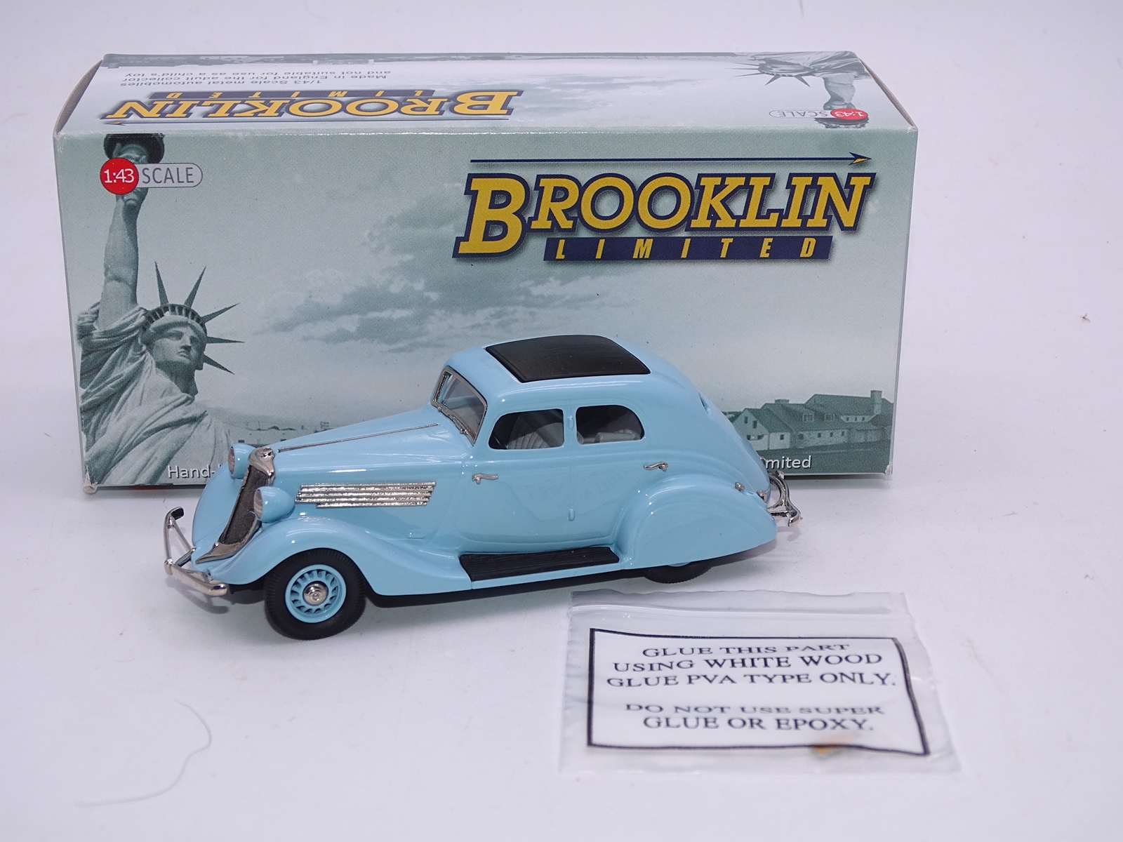 BROOKLIN MODELS 1:43 SCALE HAND BUILT WHITE METAL: