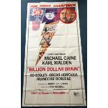 BILLION DOLLAR BRAIN (1967) - US Three Sheet movie