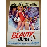 THE BEAUTY JUNGLE (1964) - UK One Sheet Film Poste