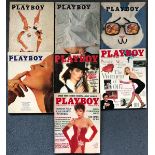 PLAYBOY MAGAZINE Lot x 7 - All issues feature a Ja