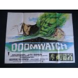DOOMWATCH (1972) - UK Quad Film Poster (30" x 40"