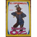 RETURN TO OZ (1985) - SCARECROW/ TIN MAN - 2 x UK