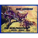 THE SCALPHUNTERS (1968) - UK Quad Film Poster - BURT LANCASTER - 30" x 40" (76 x 101.5 cm) -