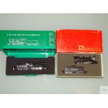 N GAUGE - PAIR OF AMERICAN OUTLINE STEAM LOCOS by RIVAROSSI and MODEL POWER - VG/E in G/VG boxes (