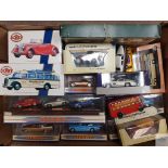 TRAY OF MISCELLANEOUS DIECAST - including later DINKY by MATCHBOX and a BRIMTOY CLOCKWORK BUS - F/