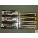 N GAUGE - JAPANESE OUTLINE PASSENGER CARRIAGES by TOMIX and KATO - E in G/VG boxes (7)