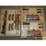 N GAUGE - GROUP OF AMERICAN OUTLINE TRAIN SETS to include - 'THE AMERICAN' and 2 x 'HIGHBALLER' by