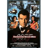 JAMES BOND: TOMORROW NEVER DIES (1997) - UK/British One Sheet Movie Poster - Withdrawn version;