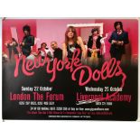 NEW YORK DOLLS (2006) - British UK Quad film poster - From the 2006 concert documentary New York