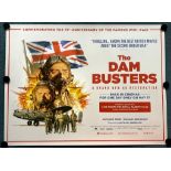 THE DAM BUSTERS (2018 Release) - UK Quad Film Poster - 75th Anniversary - Unique British design &