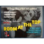 ROOM AT THE TOP (1959) - British UK Quad Film Poster - A RARE British 'kitchen sink' drama