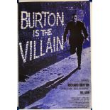 VILLAIN (1971) - British One Sheet film poster - A classic British gangster film of the early 70’