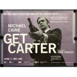 GET CARTER (1999 BFI Release) - UK Quad Film Poster - Unique British design & artwork for the