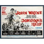 DONOVAN'S REEF (1963) UK Quad Film Poster - JOHN WAYNE - LEE MARVIN - 30" x 40" (76 x 101.5 cm) -