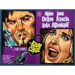 THE LOVE CAGE (1964) - UK Quad Film Poster - 30" x 40" (76 x 101.5 cm) - Folded (as issued) - Fine