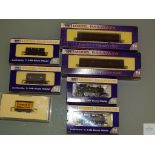 N GAUGE - GROUP OF BRITISH OUTLINE STEAM LOCOS and FREIGHT WAGONS by DAPOL - E in G/VG boxes (7)