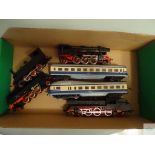 HO GAUGE - GROUP OF UNBOXED EUROPEAN OUTLINE STEAM LOCOS and RAILCAR by PIKO, RIVAROSSI etc - F-G (