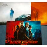 BLADE RUNNER 2049 (2017) - Lot x 3 - 3 x British UK Quad Film Posters - Advance 'Harrison Ford'