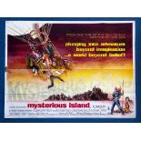 MYSTERIOUS ISLAND (1961) - UK Quad Film Poster - RAY HARRYHAUSEN - Awesome sci-fi fantasy