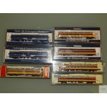 N GAUGE - JAPANESE OUTLINE PASSENGER CARRIAGES by TOMIX, KATO and LIMA - VG/E in F/VG boxes (7)