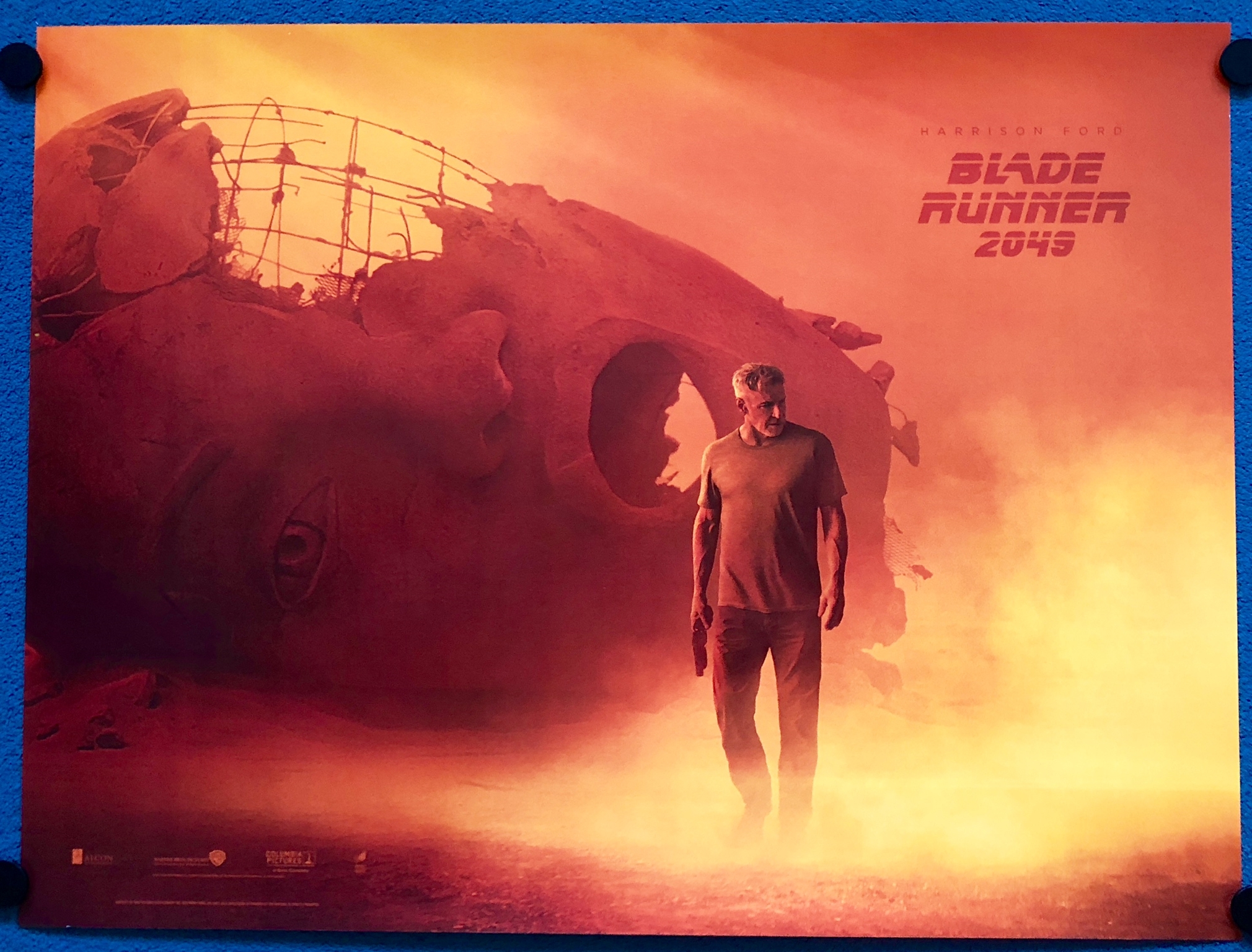 BLADE RUNNER 2049 (2017) - Lot x 3 - 3 x British UK Quad Film Posters - Advance 'Harrison Ford' - Image 2 of 4