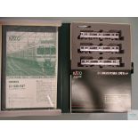 N GAUGE - A JAPANESE OUTLINE 3 CAR MULTIPLE UNIT TRAIN PACK by KATO - PRODUCT CODE 10-586 - VG/E