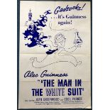 THE MAN IN THE WHITE SUIT (1950's) - US One Sheet Movie Poster - 27" x 41" (68.5 x 104 cm) - Alec