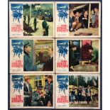 THE GREAT ESCAPE (1963) - 6 x US Lobby Cards - Numbers 2, 3, 4, 5, 6 & 7 - Steve McQueen, Charles