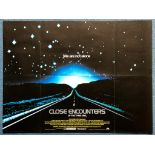 CLOSE ENCOUNTERS OF THE THIRD KIND (1977) - UK Quad Film Poster - STEVEN SPIELBERG - 30" x 40" (76 x