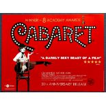 CABARET (2002 - BFI Release) - UK Quad Film Poster - LIZA MINNELLI - Unique British design & artwork