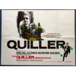 THE QUILLER MEMORANDUM (1966) - British UK Quad film poster - Brian Bysouth artwork - (30" x 40" -