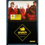 SNATCH (2000) - 2 x UK Quad Film Posters (30” x 40” – 76 x 101.5 cm)- Advance Teaser movie poster,