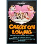 CARRY ON LOVING (1970) - UK/British One Sheet Movie Poster - Eric Pulford artwork - 27" x 40" (68.