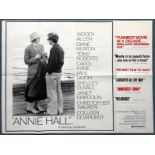 ANNIE HALL (1977) - British UK Quad film poster - Woody Allen - (30" x 40" - 76 x 101.5 cm) - Folded