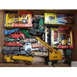 QUANTITY OF PLAYWORN DIECAST - MOSTLY BY DINKY - with some TIMPO and CORGI - Generally F in F