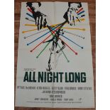 ALL NIGHT LONG (1961) - UK One Sheet Film Poster (27” x 40” – 68.5 x 101.5 cm) - Very Fine plus -