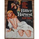 BITTER HARVEST (1963) - UK One Sheet Film Poster (27” x 40” – 68.5 x 101.5 cm) - Very Fine plus -