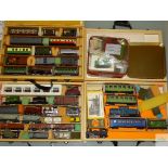 LARGE QUANTITY OF 009/HOe LOCOS, ROLLING STOCK, ACCESSORIES and PARTS - contained in a number of