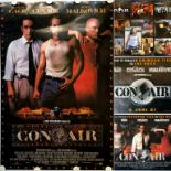 ACTION: CON AIR (1997) - LOT OF 4 - comprising 2 x UK Quad Film Posters - Advance Teaser & Main