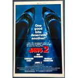 JAWS 2 (1980 Release) - US one sheet 'One Good Bite Deserves Another' Style film poster - 27" x