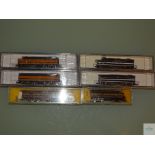 N GAUGE - GROUP OF AMERICAN OUTLINE DIESEL LOCOS by various manufacturers in GREAT NORTHERN,